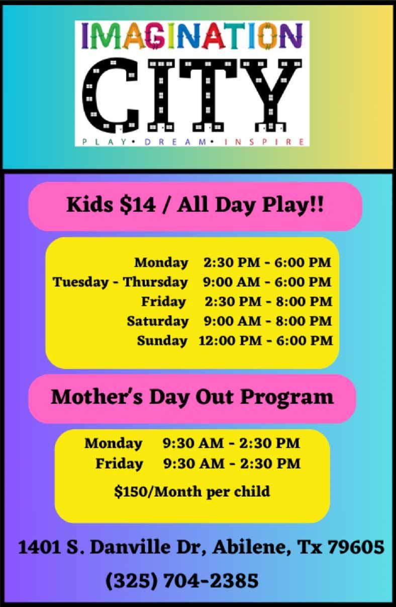 Mother’s Day Out Program Imagination City