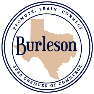burleson texas chamber of commerce member badge