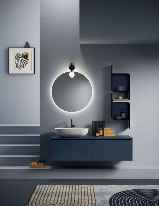 Esposizione di arredo bagno e superfici coordinate