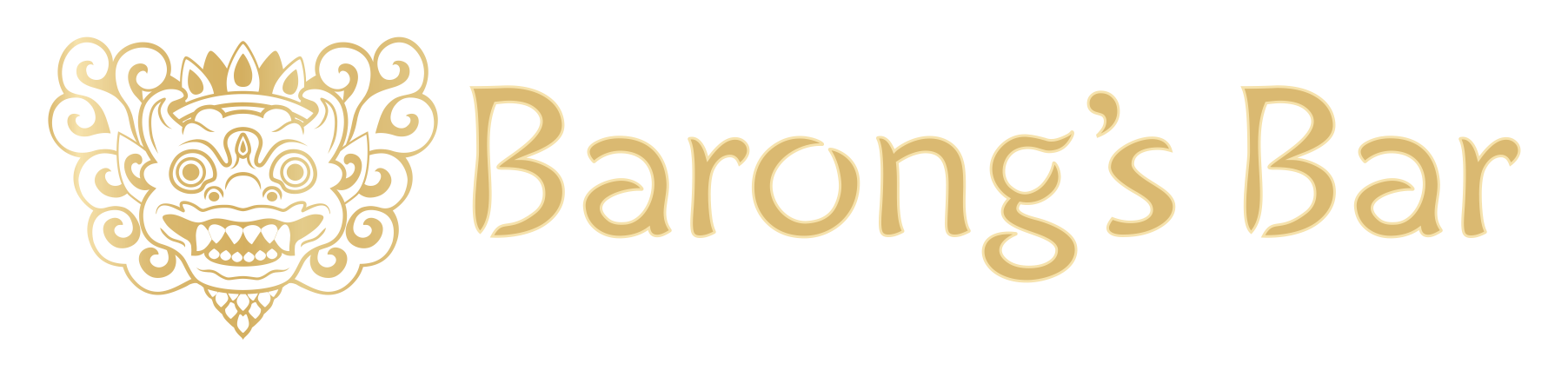 O logotipo do bar barong tem uma cabeça de leão.