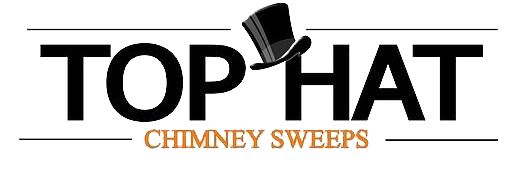 The logo for Top Hat Chimney Sweeps has a top hat on it.