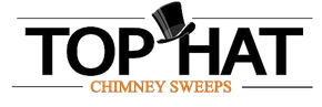 The logo for Top Hat Chimney Sweeps has a top hat on it.