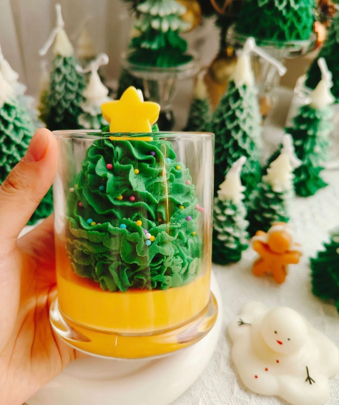 Christmas Tree with Star Candle