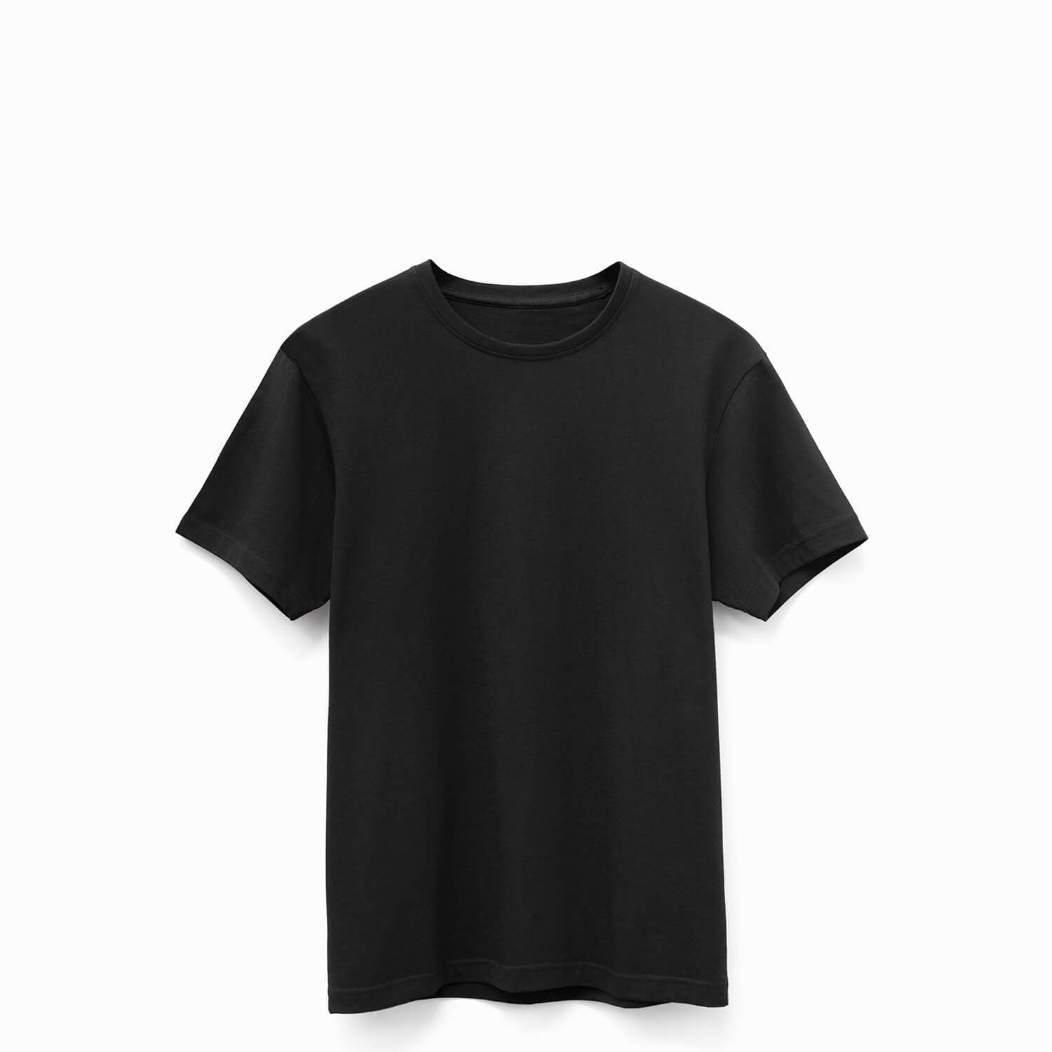 Guys Black American Grown Supima® 100% Cotton 6oz T-Shirt