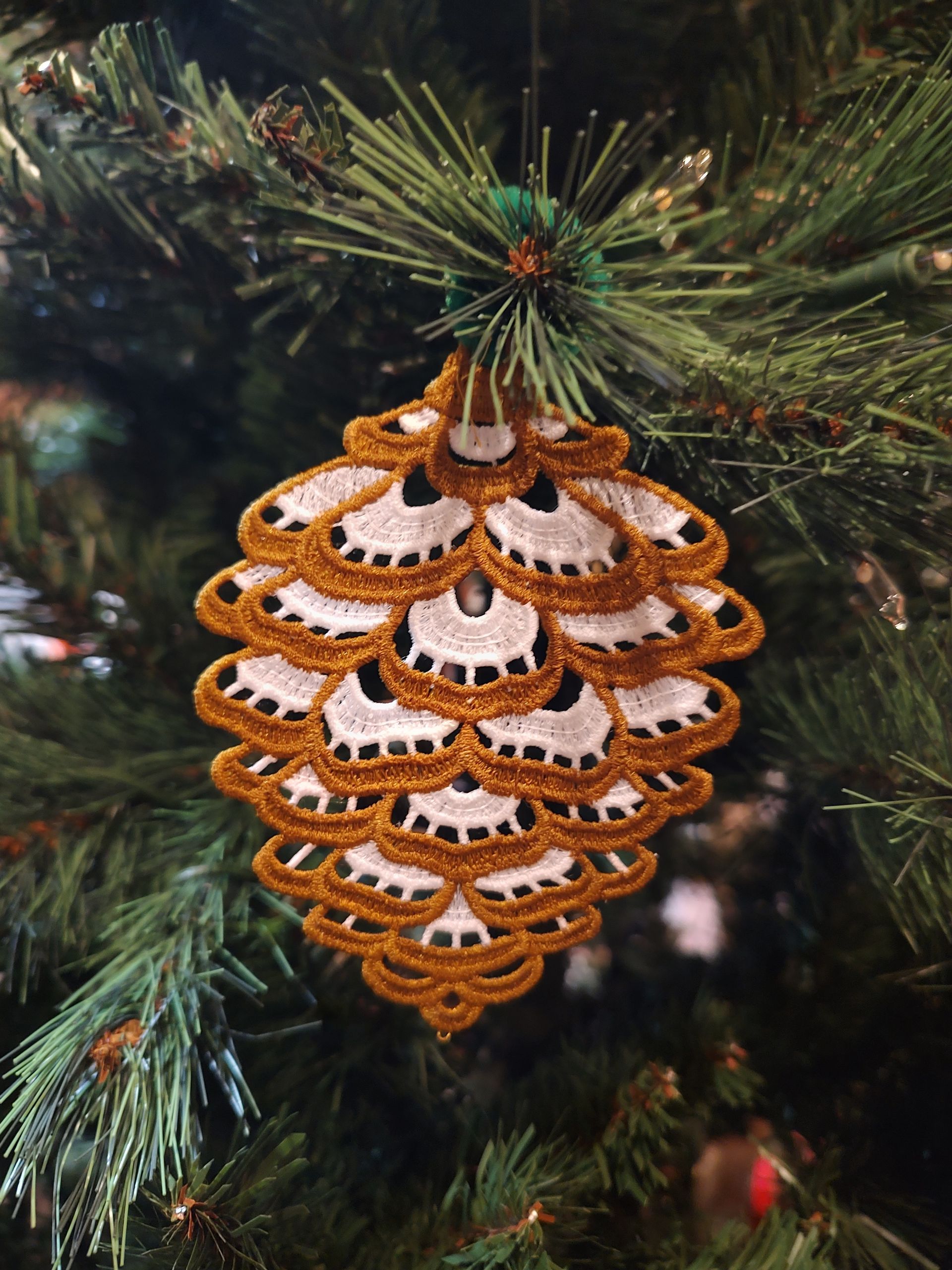 Pinecone Tree Ornament