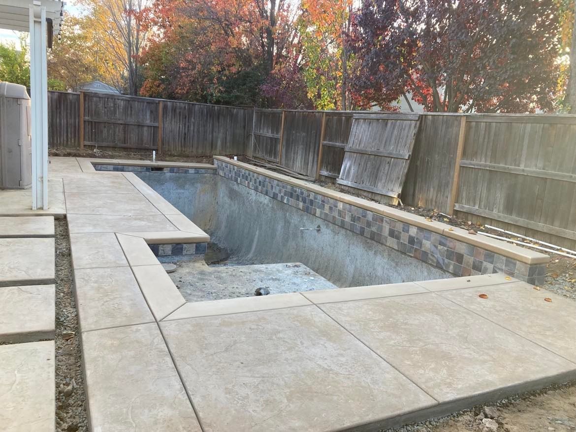 Custom Pool and Patio Deck