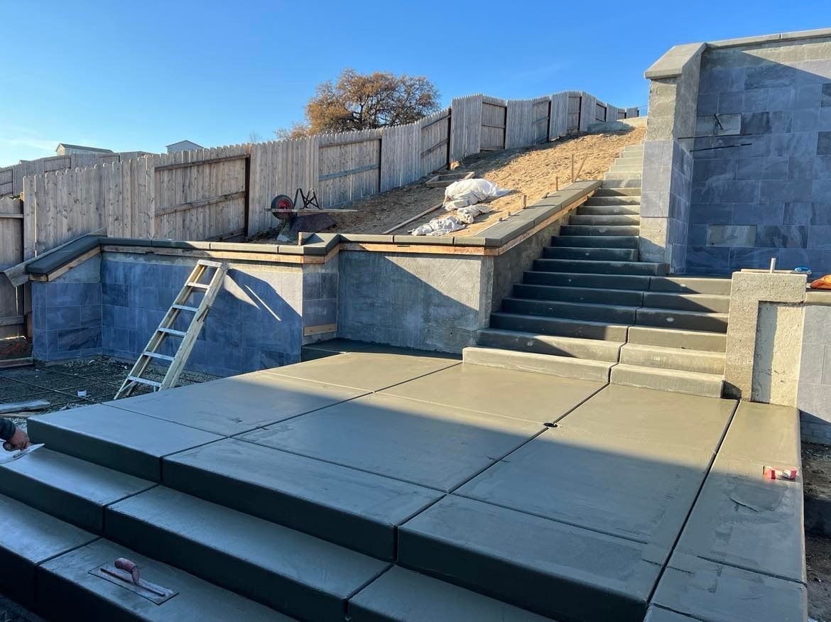 Custom Pool and Patio Deck