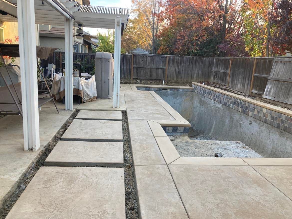Custom Pool and Patio Deck
