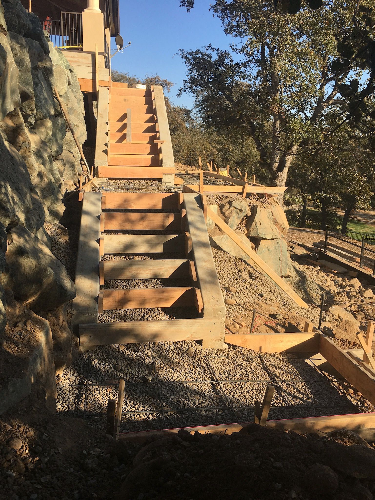 Custom Concrete Deck