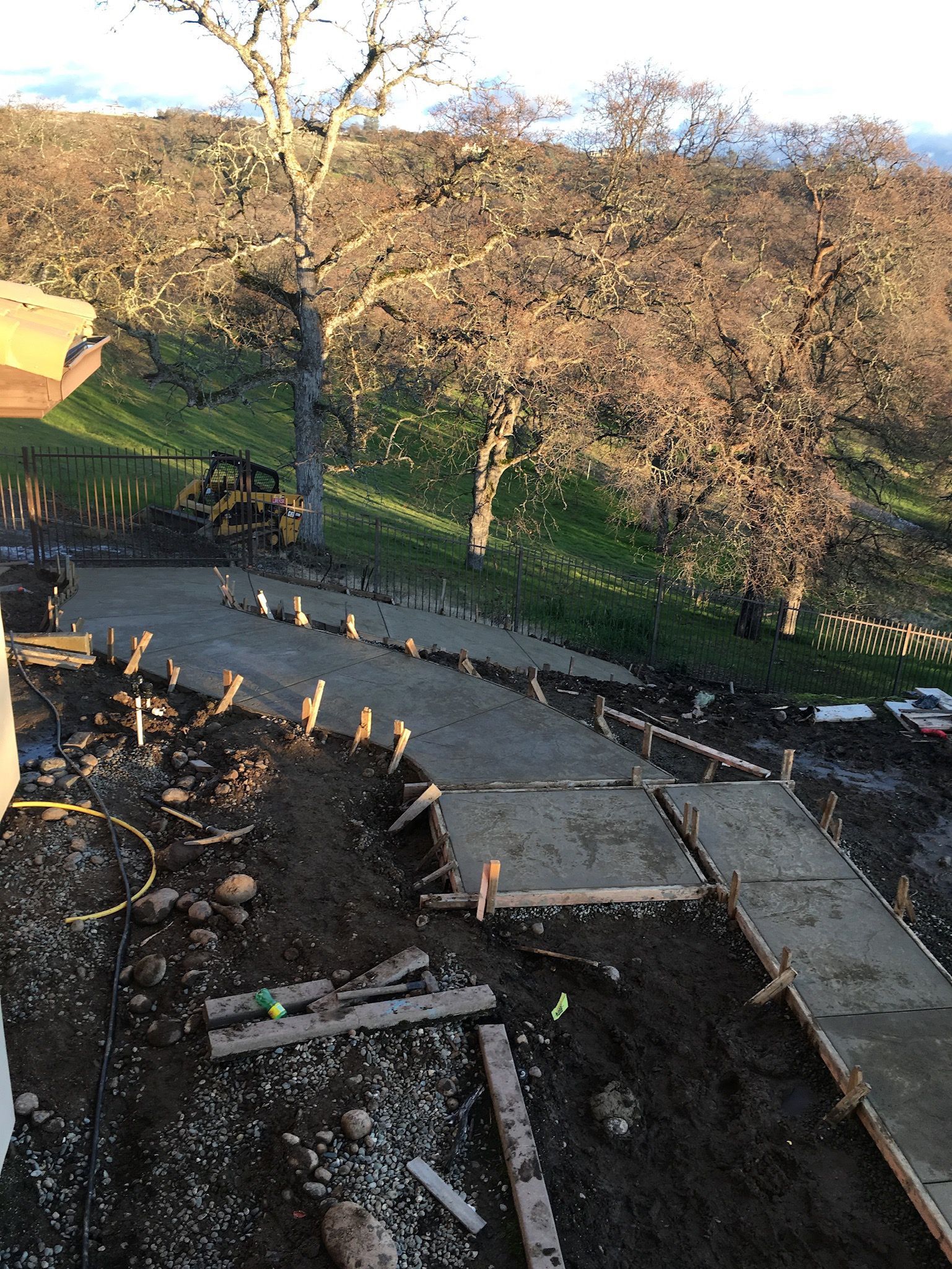 Custom Concrete Deck