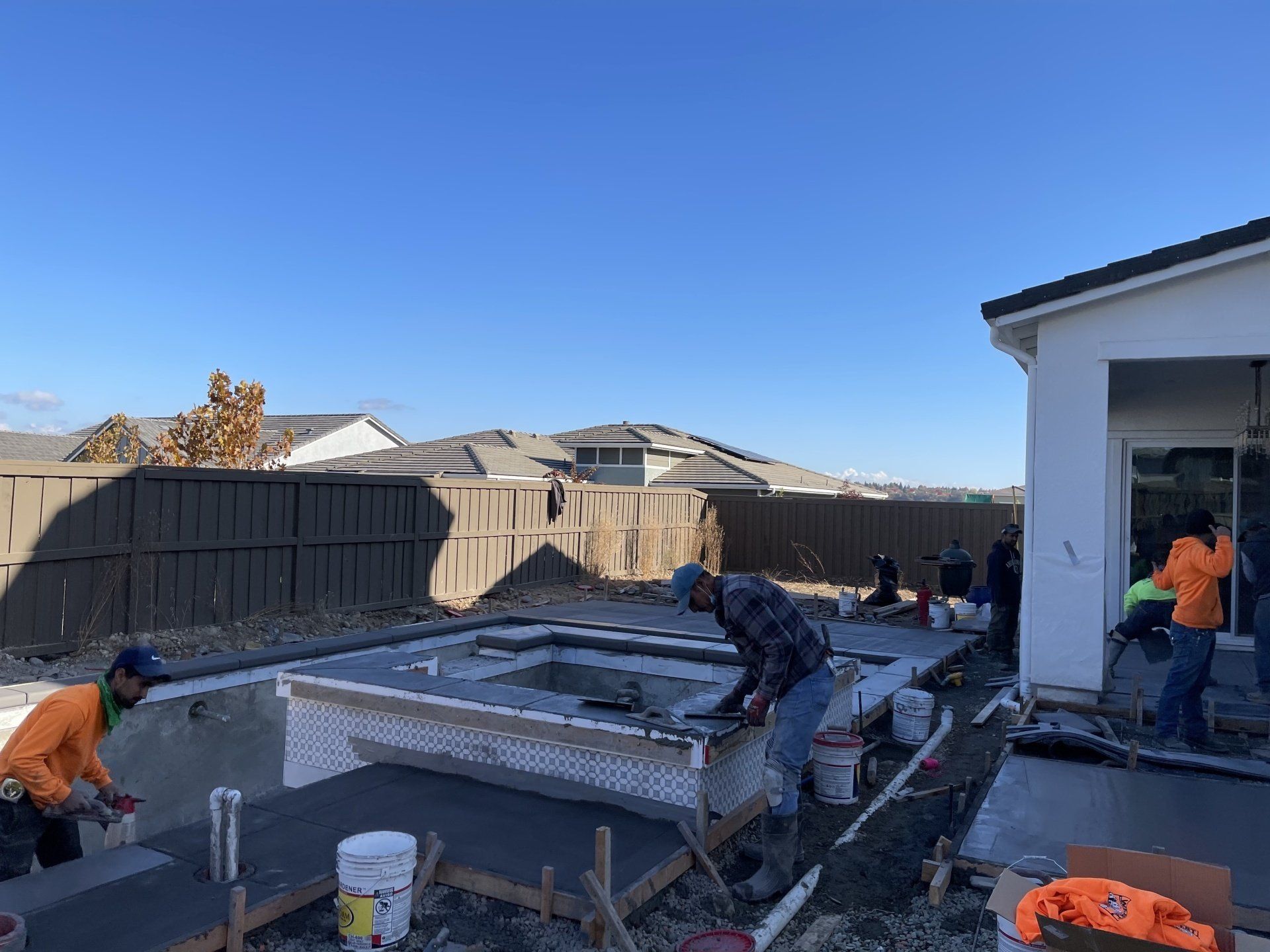 Custom Pool and Patio Deck