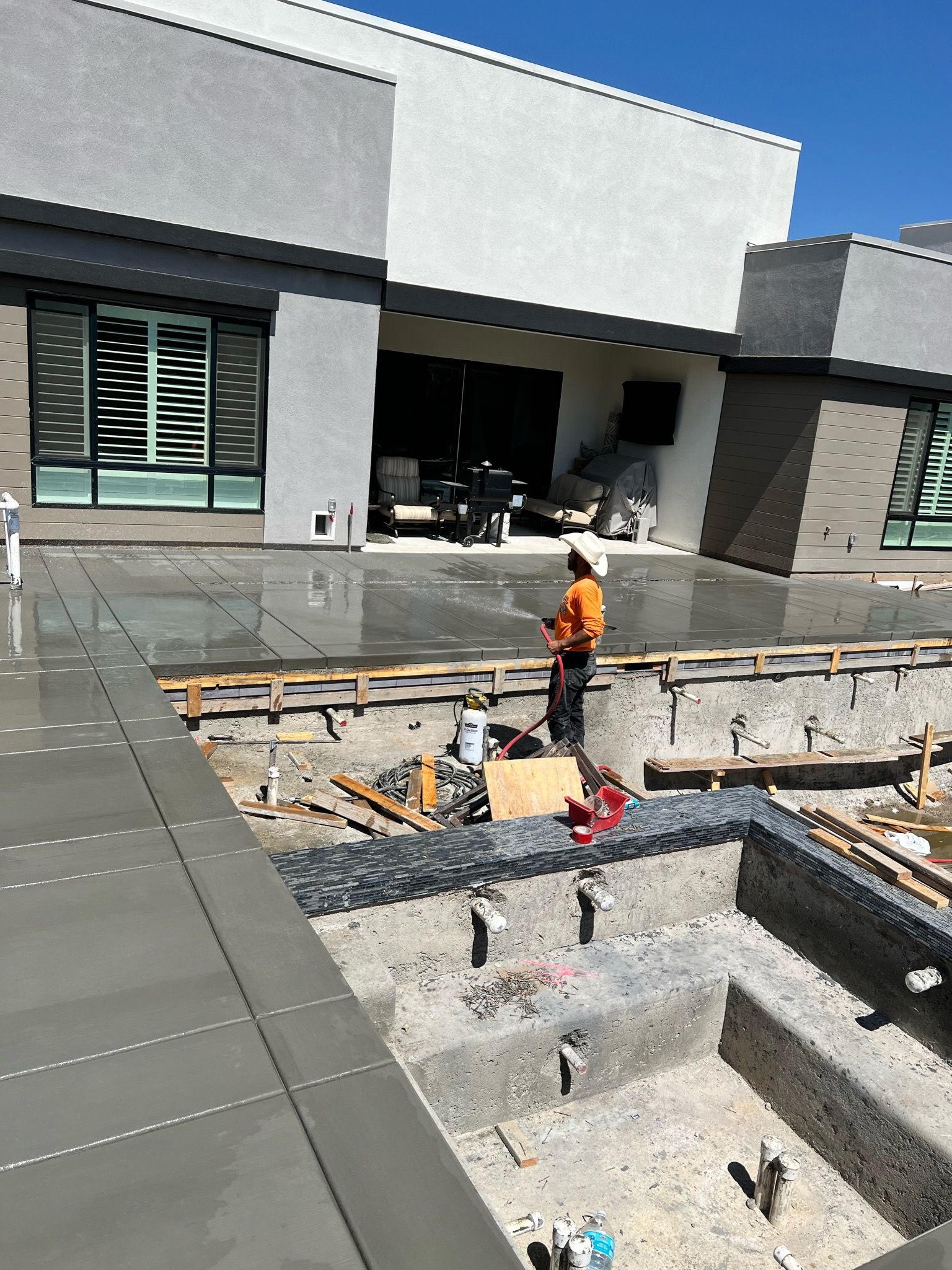 Custom Pool and Concrete Deck