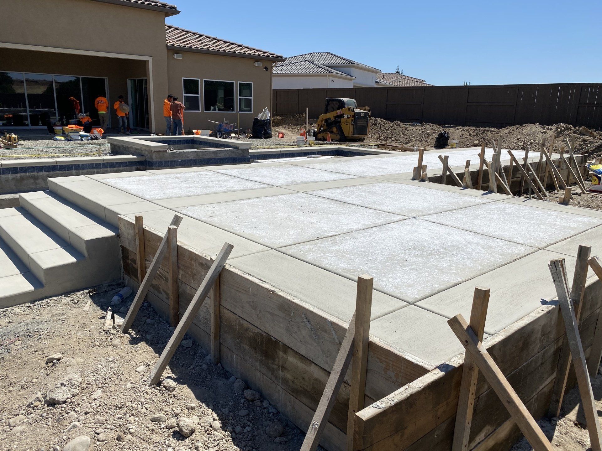 Custom Pool and Patio Deck
