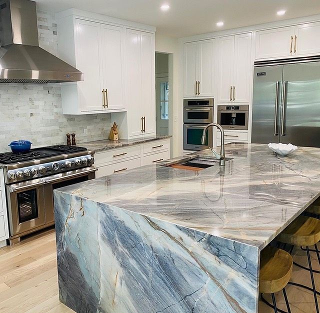 Choosing a countertop material for your home. 