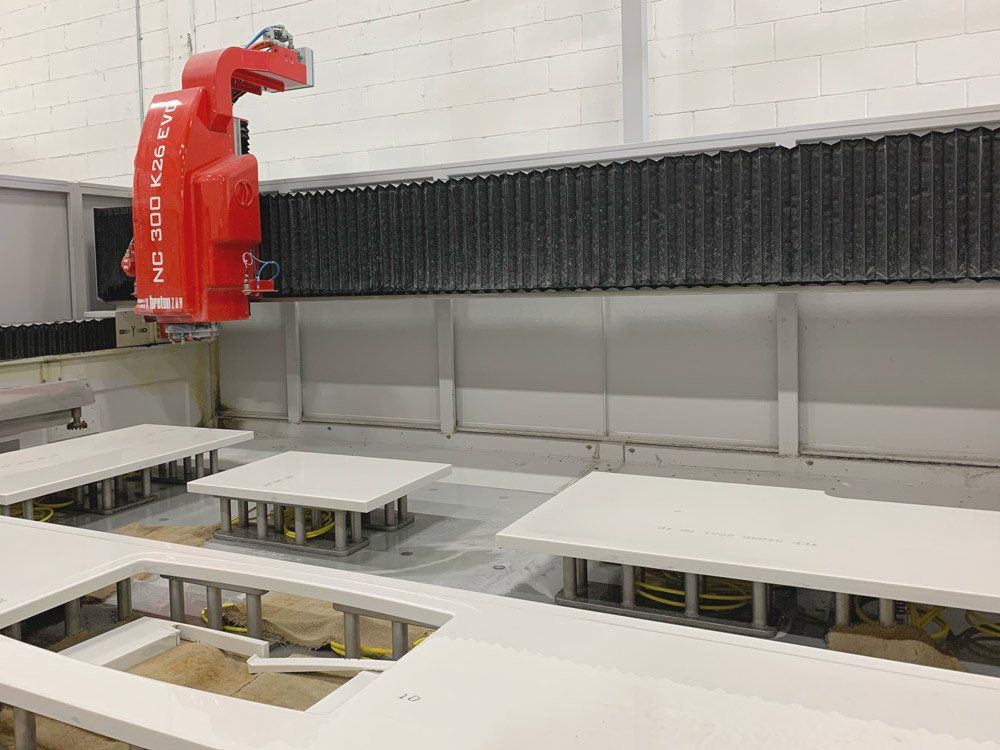 countertop fabrication fully automated and safe