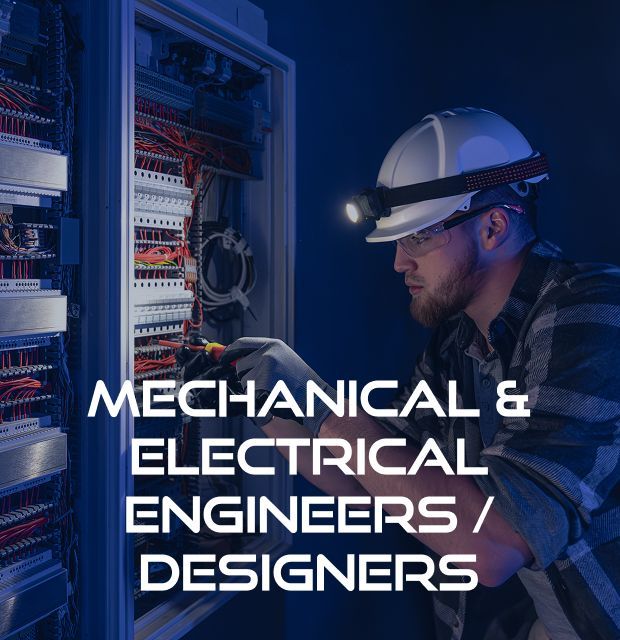 A man wearing a hard hat is working on an electrical box.