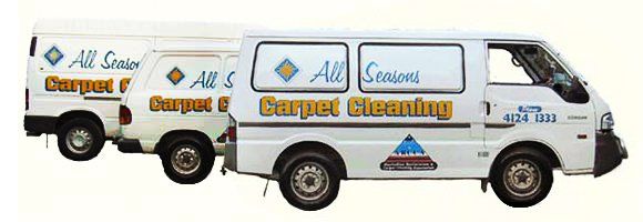 all seasons carpet cleaning and integrated pest management van