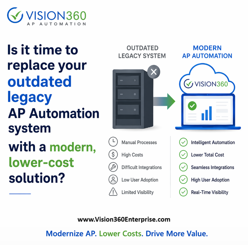 Is it time to eplace your legacy AP Automation system