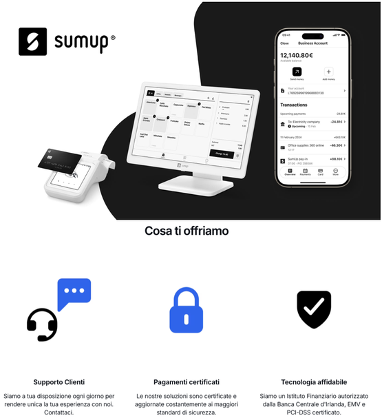 SumUp ecosistema di pagamenti digitali e strumenti per aziende SumUp ecosistema di pagamenti digitali e strumenti per aziende