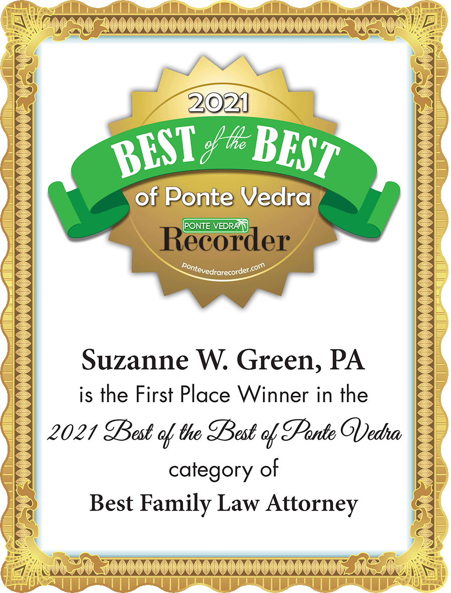 Suzanne is the 2021 first-place winner in the category of best family law attorney