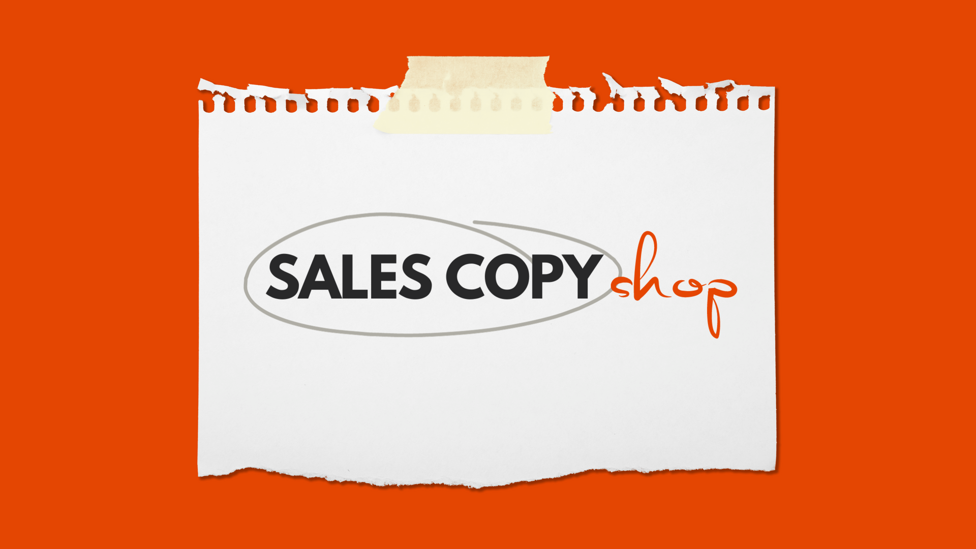 Join the Sales Copy Shop email list