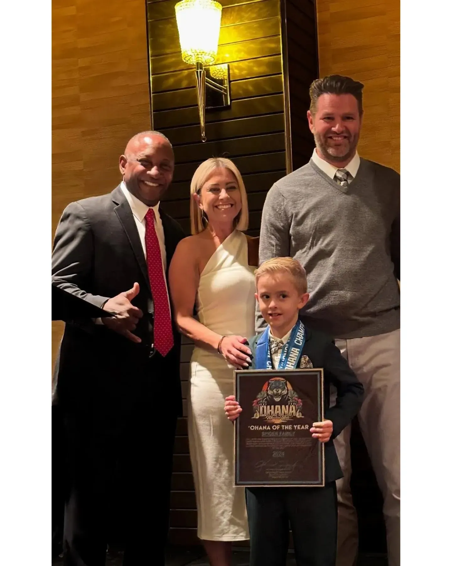 2025 family of the year ohana championship awarded to the Spiger family