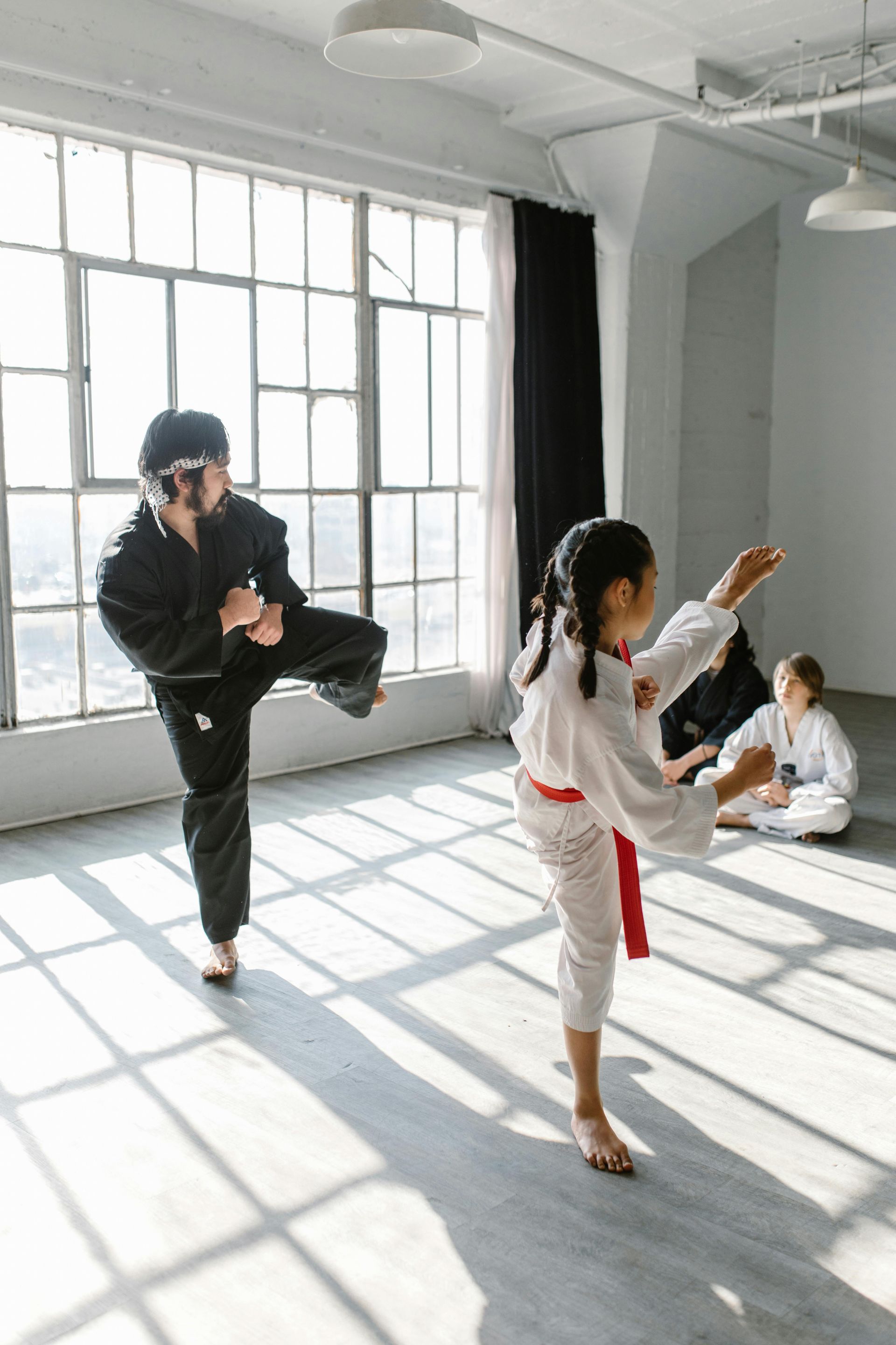 children learning martial arts with qualified instructors at Ohana Martial Arts Las Vegas