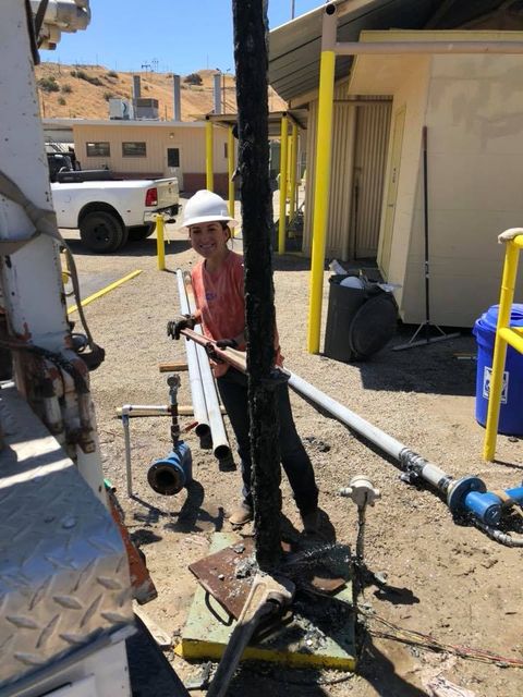 Aquifers — Female Worker on Site in Paso Robles, CA