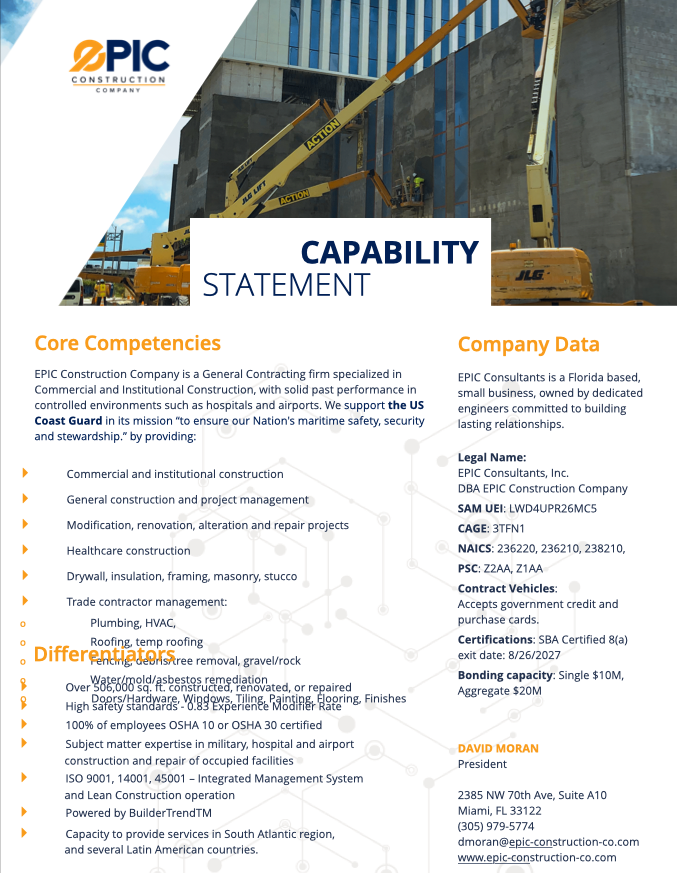 Capability Statement