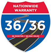 Logo: Interstate shield, red/blue, 