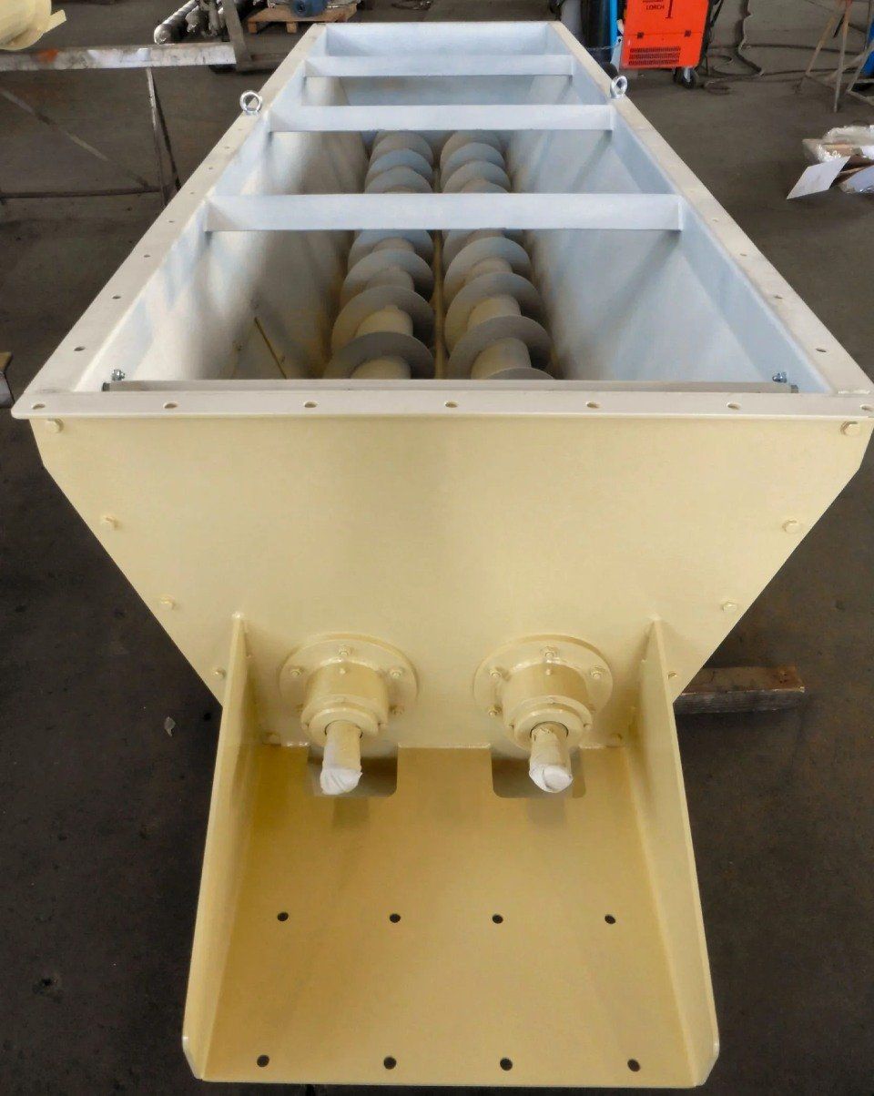 Albero motore con spirali in acciaio