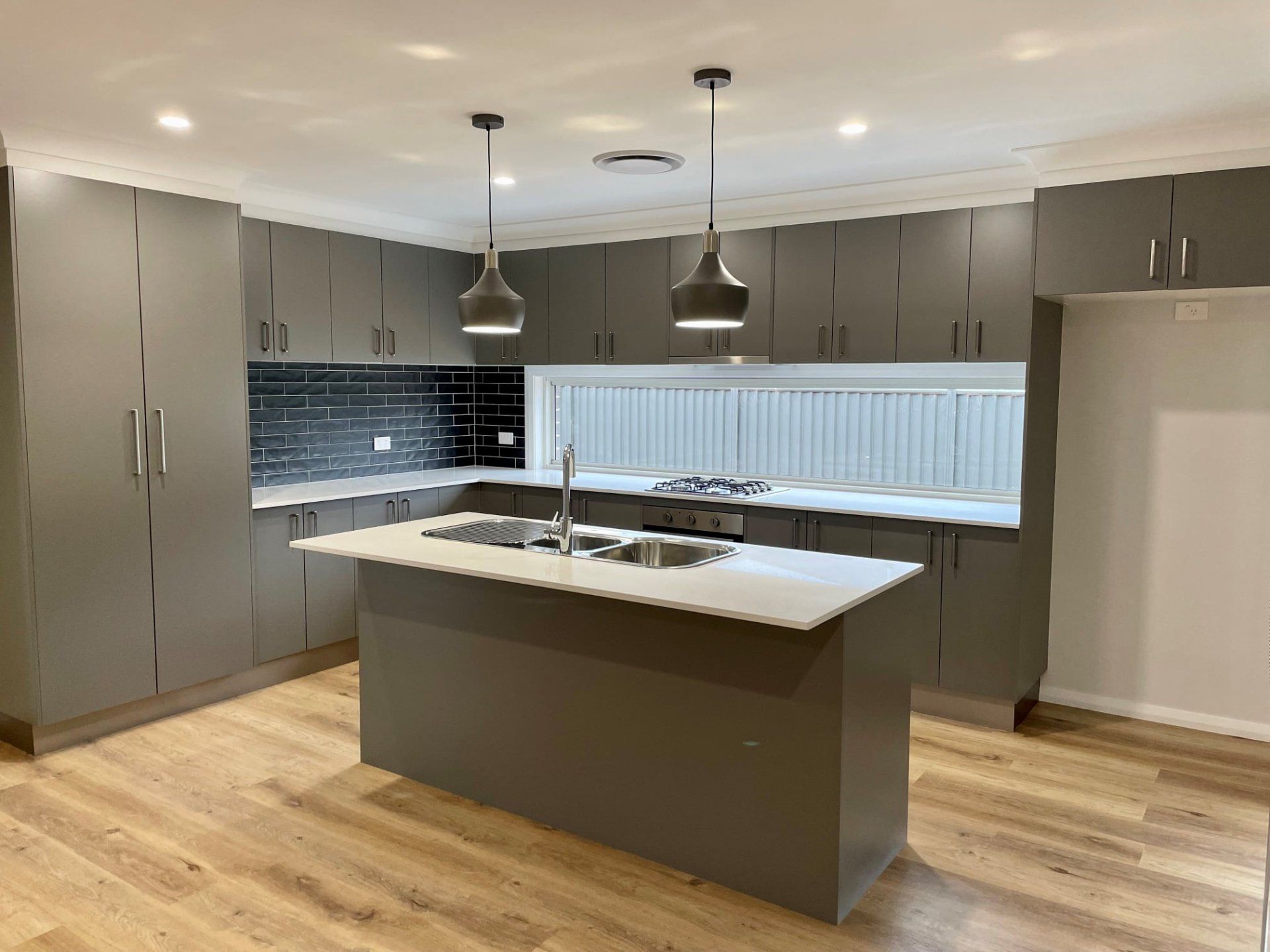Modern Grey Kitchen — House Plans in Dubbo, NSW