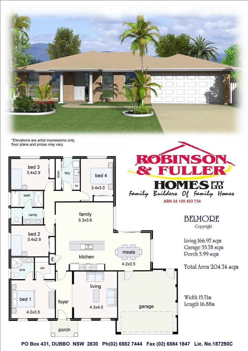 House Plans in Dubbo | Robinson & Fuller Homes