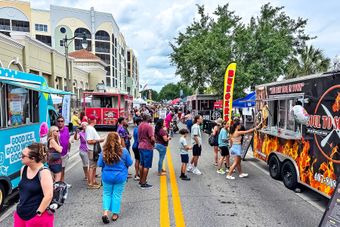 Food Trucks at the Sanford BBQ Fest