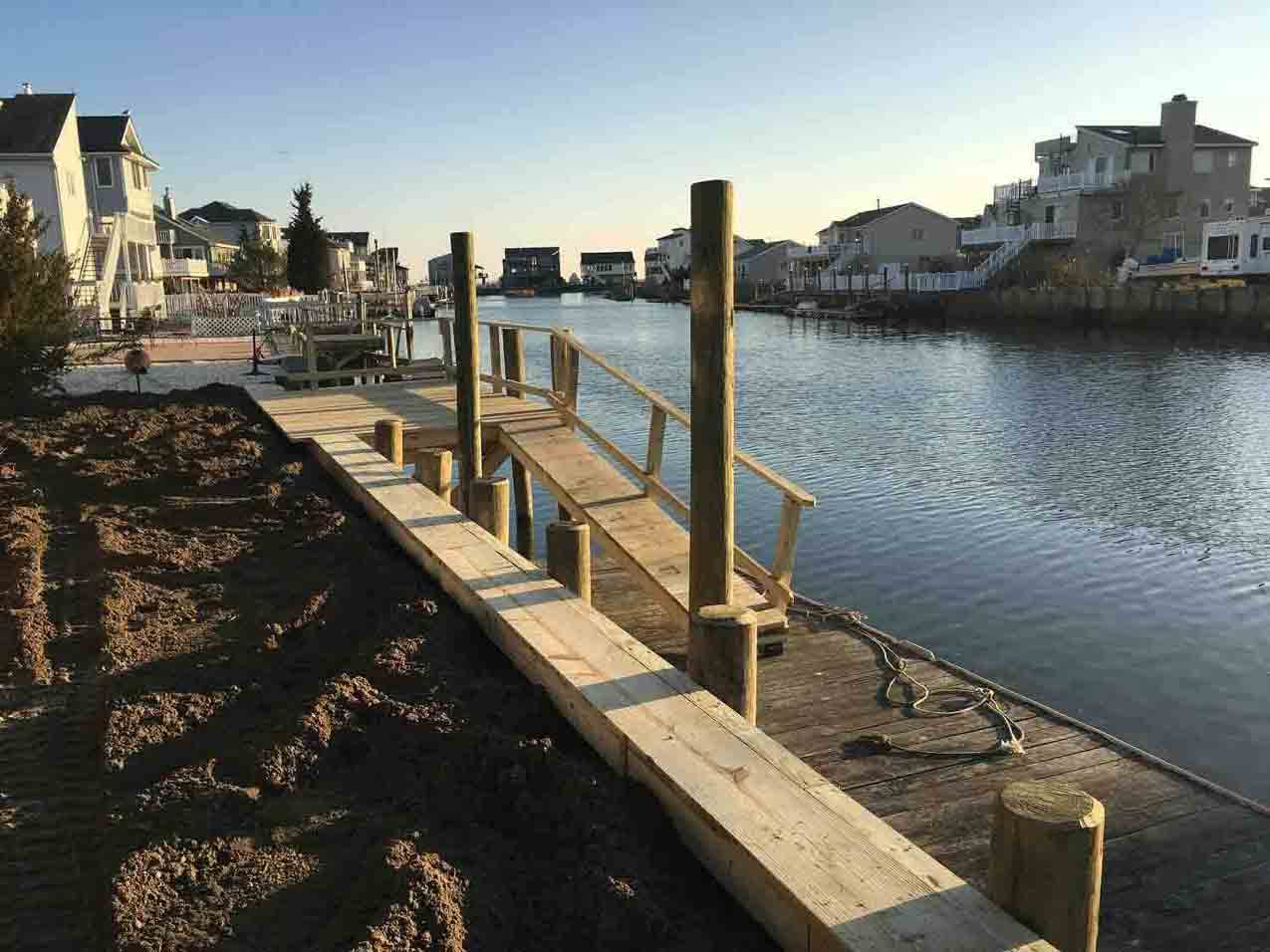 Wooden Deck and Dock - Kuhl Marine Construction in Barnegat NJ