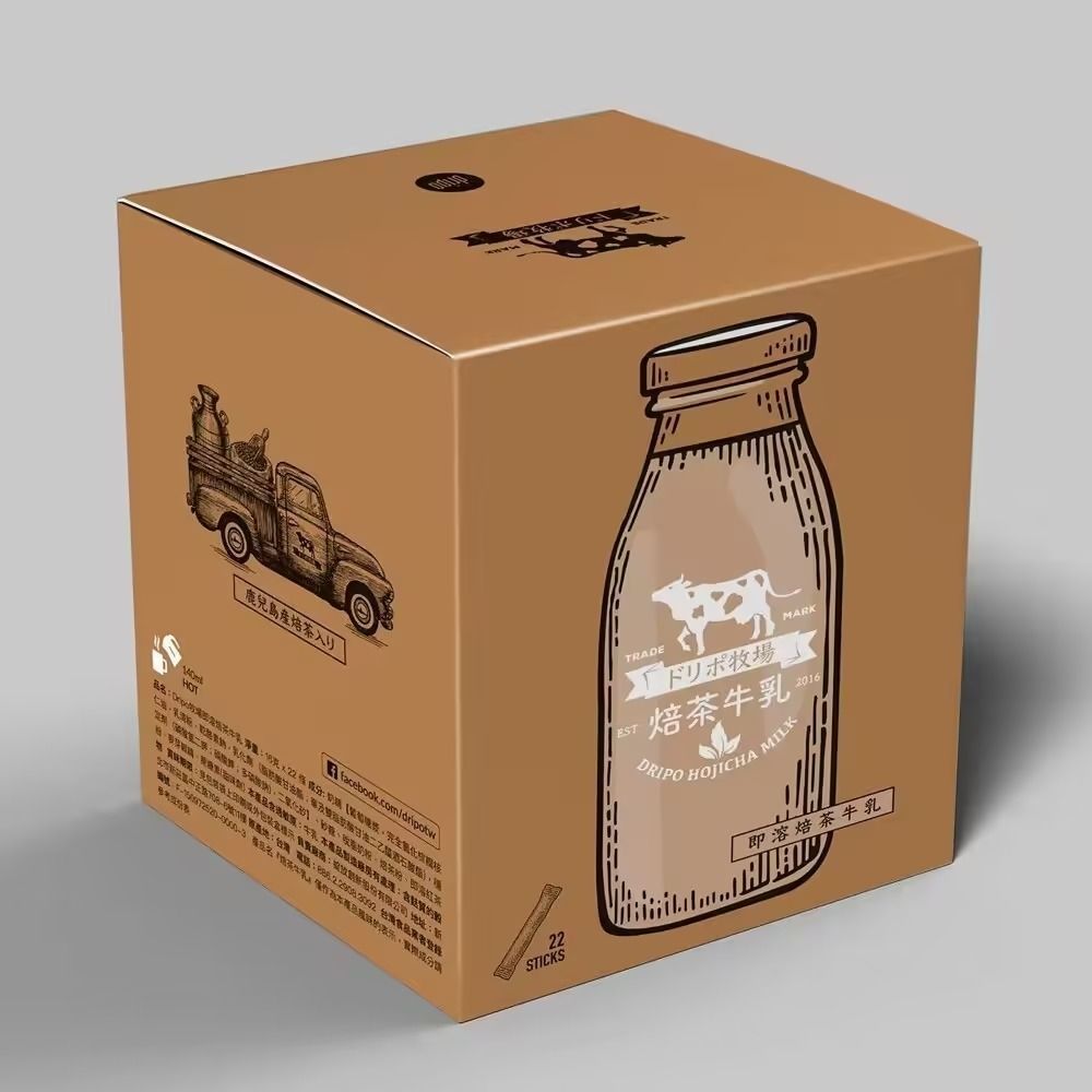 DRIPOドリポ牧場-焙茶牛乳即溶飲品