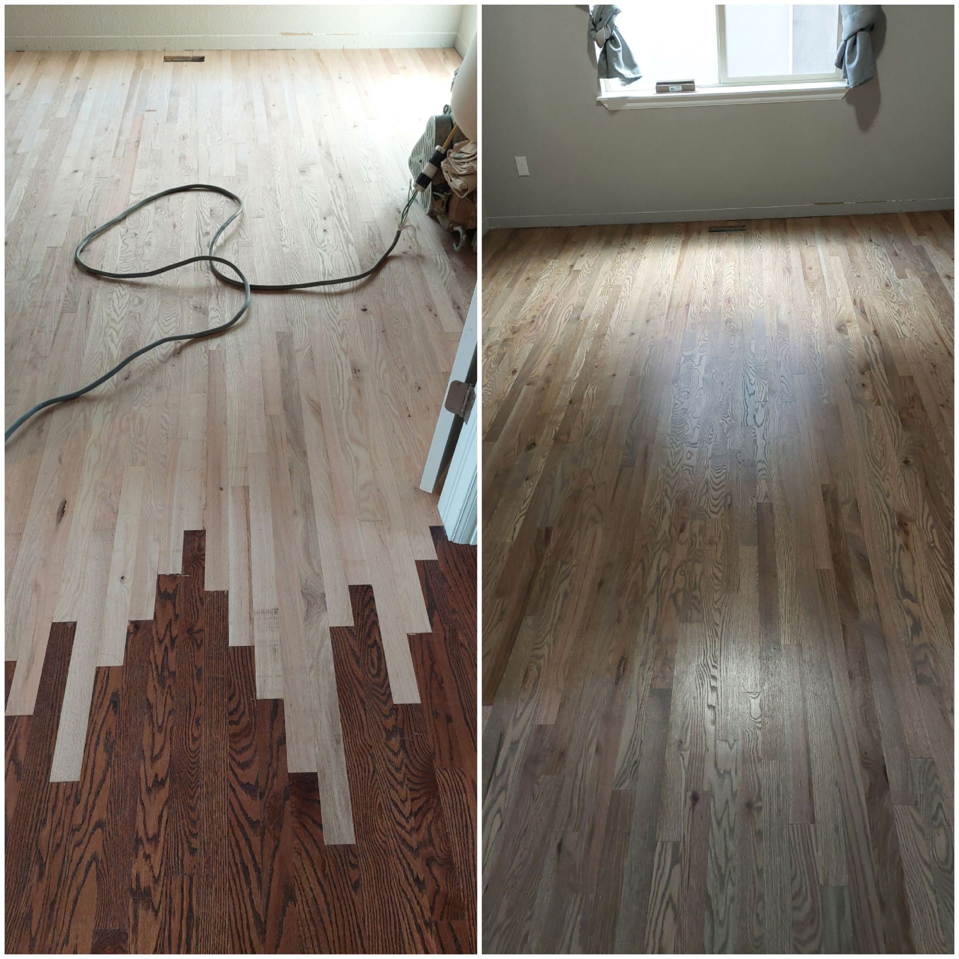 Before and After Floor Installation — Colorado Springs, CO — B & P Hardwood LLC