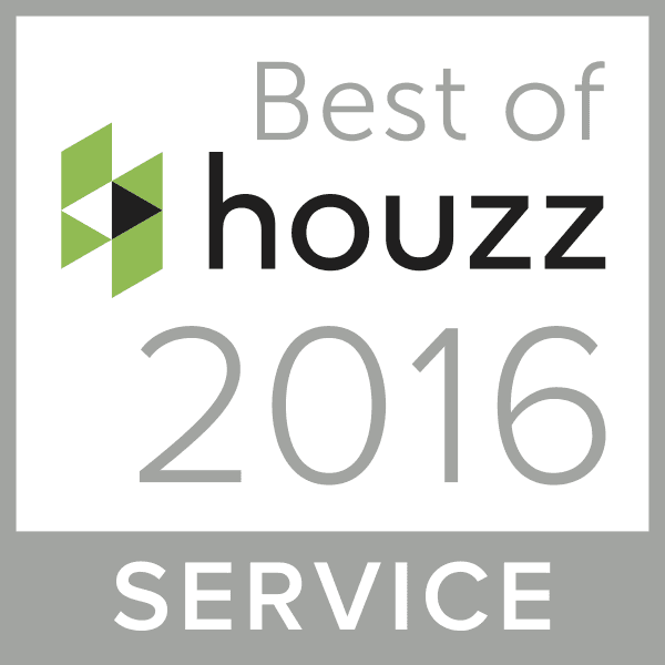 A logo that says best of houzz 2016 service