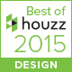 A logo for the best of houzz design 2015.