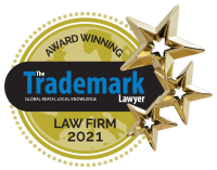 An award winning trademark lawyer law firm 2021 logo