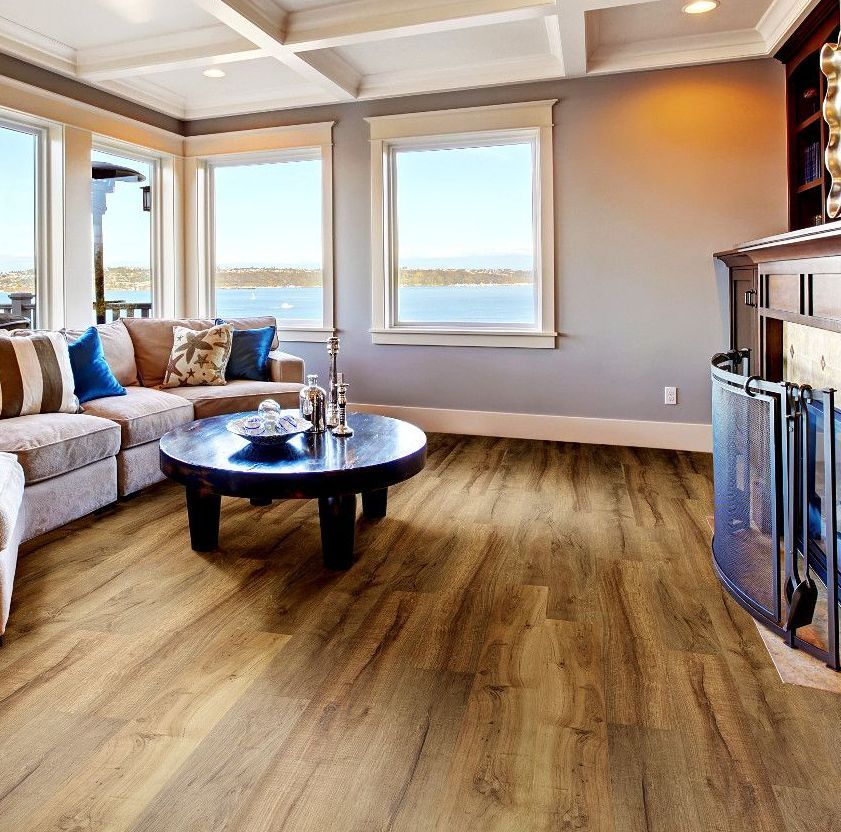 stone polymer composite flooring