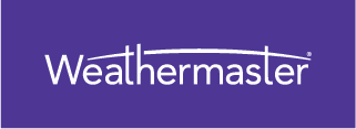 The weathermaster logo is on a purple background.