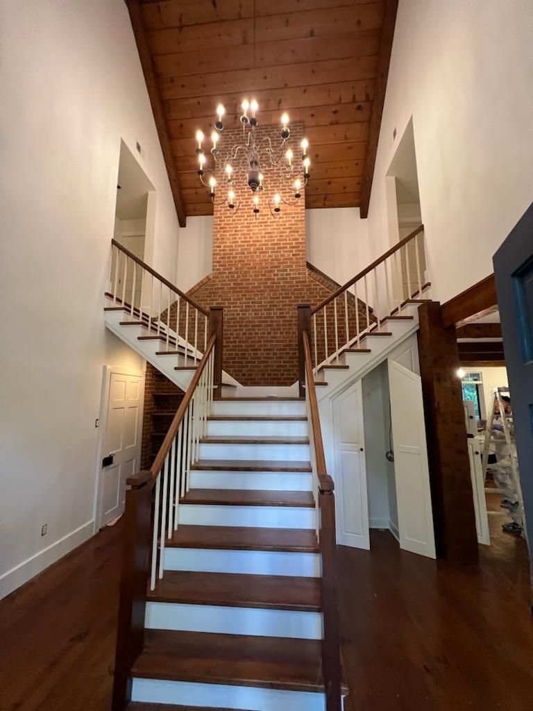 Stairwell Painting in Little Rock Arkansas Photo