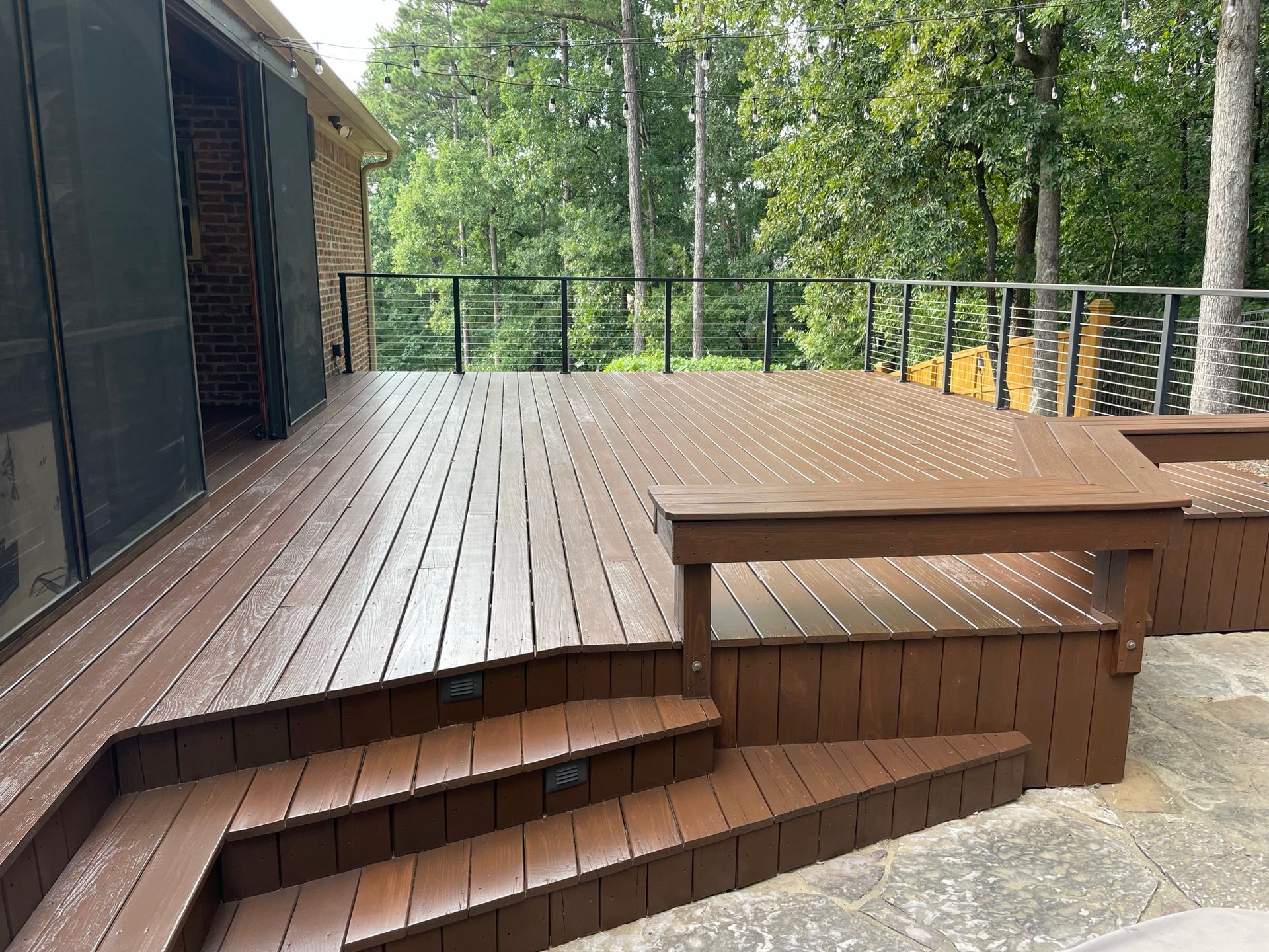 Wood Deck Staining in Little Rock & Central Arkansas Photo