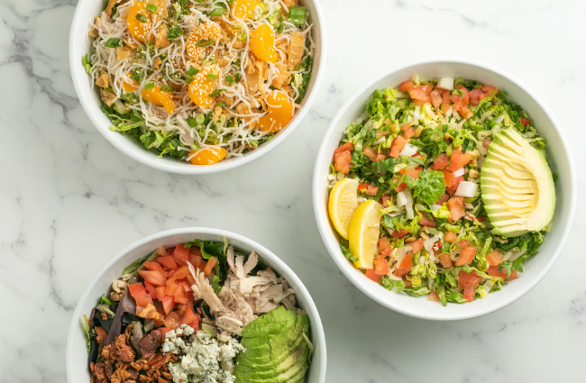 salad with vegetables