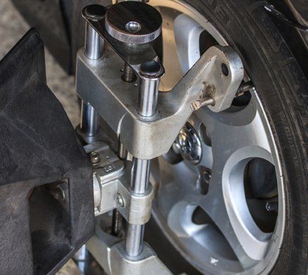 Replace brake disc and pads