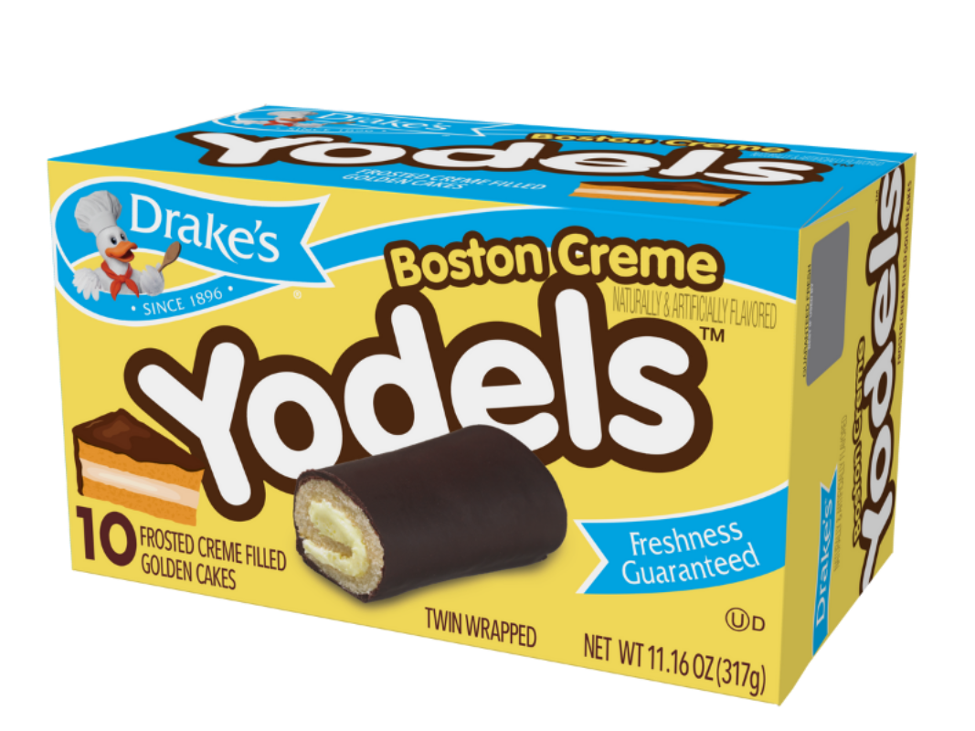 carton of drake's cakes boston creme yodels