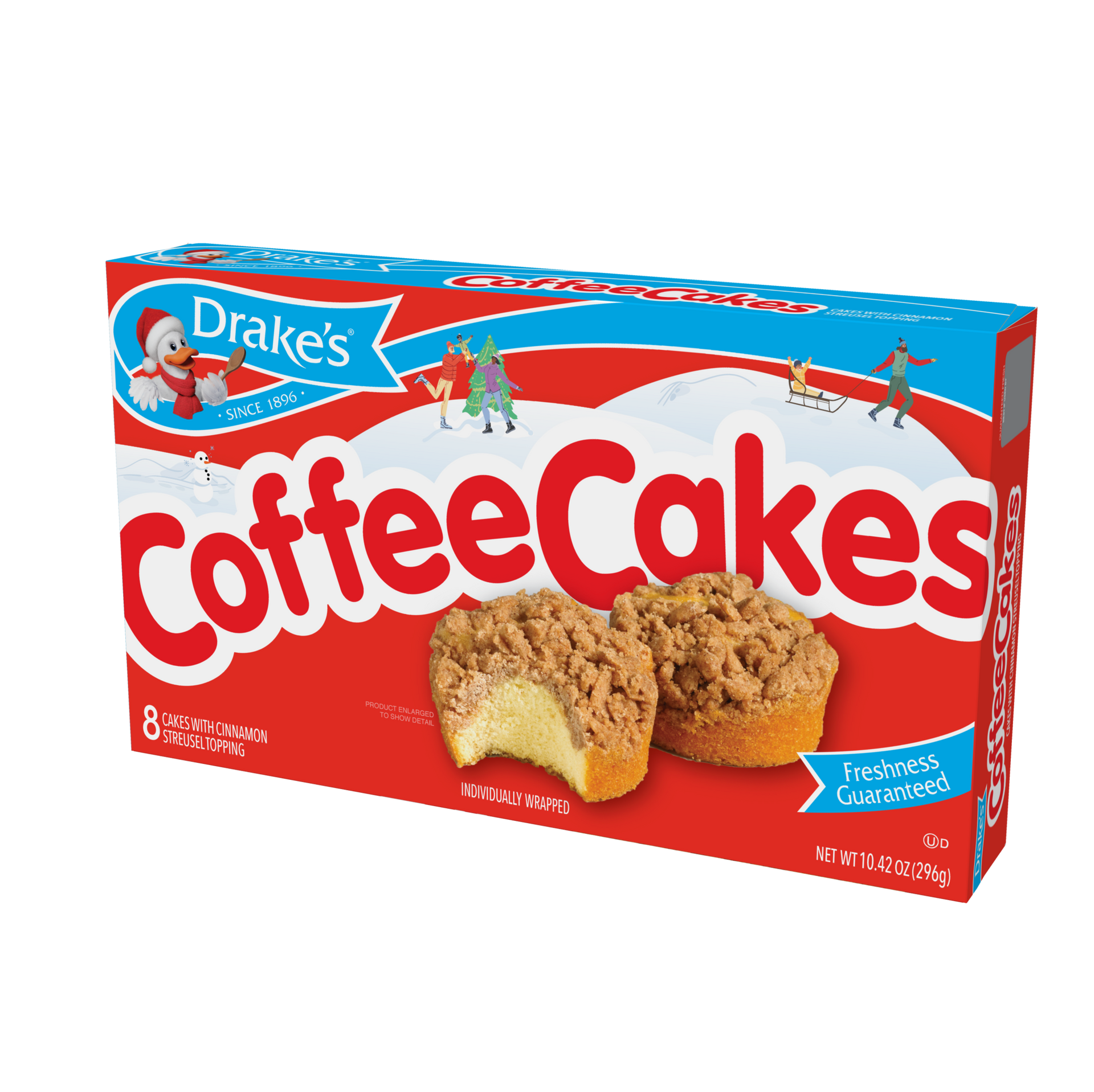 carton of drake's cakes coffee cakes