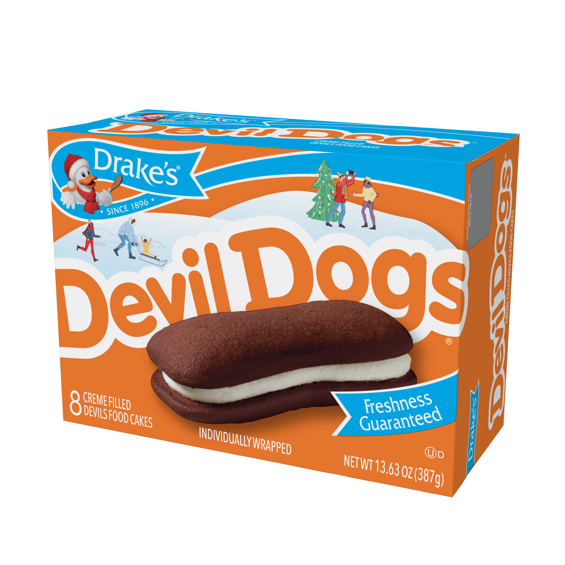 carton of drake's cakes devil dogs
