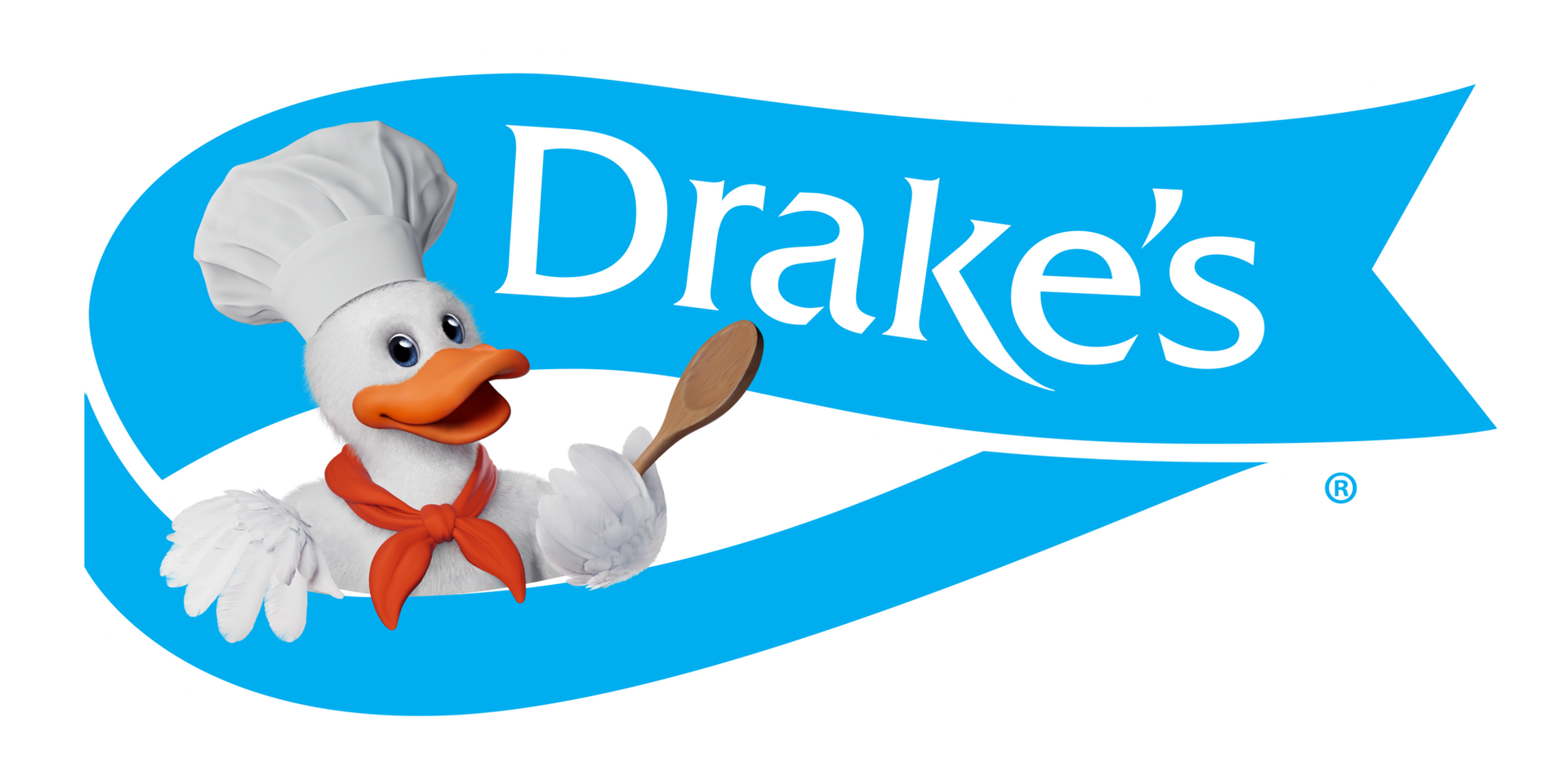 The drake 's logo has a duck in a chef 's hat holding a spoon